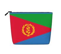 Eritrean Flag Waterproof Large Capacity with Zipper Travel Business Trip Home Multifunctional Makeup Bag Storage Bag Coin Purse