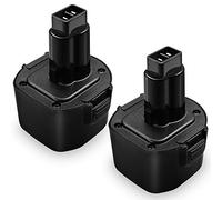 ERJER 3.6Ah Ni-MH for Dewalt 9.6V Battery DW9062 DW9061 DE9036 DE9061 DE9062 DW926 DW955K DW955 DW926K-2 DW926K DW902 DW050 Replacement Battery for Dewalt 9.6 Volt Cordless Power Tools 2Pack