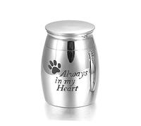 erkebspm Cremation Urn for Ashes Mini Funeral Urn for Adult&Pet Ashes,Handmade Metal tin funeral urn,Burial Urn at Home or Cemetery,Dog,cat (Color : Multiple colors) (Color : A, Size : B)