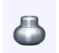 erkebspm Cremation Urn for Ashes Mini Funeral Urn for Adult&Pet Ashes,Human small Memorial Urns,Handmade Ceramics Keepsake,Burial Urn at Home or Cemetery,dog,cat (Color : Silver color) (Color : A)