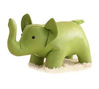 erkebspm Cute Animal Ottoman|Décor Footrest Stool With Solid Wood Support Legs|Tech Cloth Fabric Small Upholstered Padded Footstool For Bedroom,Living Room|50x26x26cm(19.6x10.2x10.2in),Ligh