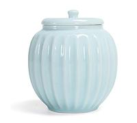 erkebspm Funeral Urn Funeral Urn for Adult&Pet Ashes Cremation Urns,Handmade Ceramics Keepsake, Small Moisture-proof Grave Memorial Urns For Human And Pet Ashes At Home Or Cemetery (Color : 2)
