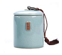 erkebspm Funeral Urn Funeral Urn for Adult&Pet Ashes Cremation Urns,Handmade Ceramics Keepsake, Small Moisture-proof Grave Memorial Urns For Human And Pet Ashes At Home Or Cemetery (Color : 6)