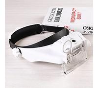 erkebspm Magnifying Headband Magnifier Eyewear Lamp LED Illuminated Loupe Magnifier Magnifying Glasses 1.5X 2X 5X Lens Magnifying Glass Read Repai