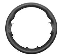 ERKIES Car Steering Wheel Cover for Land Rover Freelander 2 2007-2012, Car Steering-Wheel Cover Wrap Black Beige grey Hand Sewing,Black Thread