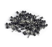 ERKO cable terminals 100 pieces, conductor cross section 1.5mm2, length 10mm, professional cable lugs made of galvanized copper with polyamide insulation