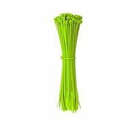 ERKO Cable Ties Light Green Lime 200 x 3.6 mm 100 Pieces, for Labeling, Gardening, Decoration, Craft Projects, Short, 7.87 x 0.14 in