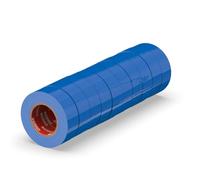 ERKO Electrical Insulation Tape Blue 10 Pack 0.6in x 33ft PVC Electrical Wiring Repair, Flexible, Strong Adhesion, Chemical Resistant, Universal (15mm x 10m)