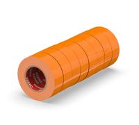 ERKO Electrical Insulation Tape Orange 8 Pack 3/4in x 66ft PVC Electrical Wiring Repair, Flexible, Strong Adhesion, Chemical Resistant, Universal (19mm x 20m)