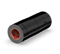 ERKO Electrical Insulation Tape PVC 3/4in x 66ft, 8pk, Black