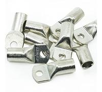 ERKO Pack of 10 Professional Tubular Cable Lugs KCS for Motorcycle Cables for M10 Screws and Wire Size of 120 mm²