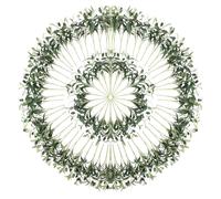 Erlandens 100PCS 10in Faux Olive Leaves Stems Bulk for Wedding Hotel Decor