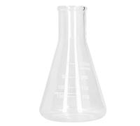 Erlenmeyer Flask Narrow Mouth Thickened Borosilicate Glass 250ml Laboratory Chemistry Flask for Experimental Projects Kitchens Acids Bases Solvents