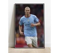 Erling Haaland Man City Manchester City - Huge Photo Poster Print Huge 36inch by 24inch Similar to A1 #AUG07, Multi