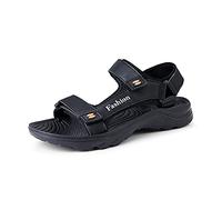 ERLINGO Mens Adjustable Sandals, Non-Slip Comfortable Soft Sandals for Men Open Toe Athletic Fisherman Hiking Beach Sandals Sports Outdoor Hiking Shoes