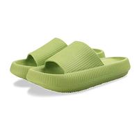 ERLINGO Pillow Slides Slippers, Ultra-Soft Slippers Bathroom Non-Slip Thick Soled Shoes Quick Dry Platform Shower Slides Super Soft Home Pillow Slides for Women and Men Casual Style