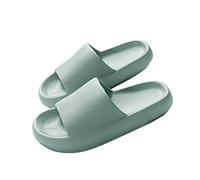 ERLINGO Pillow Slides Slippers, Ultra-Soft Slippers Bathroom Non-Slip Thick Soled Shoes Quick Dry Platform Shower Slides Super Soft Home Pillow Slides for Women and Men Casual Style