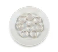 Erliway 0.5 lb Bulk Natural Clear Quartz Polished Stones and Healing Crystals, 0.8-1.6" Irregular Tumbled Stones for Reiki Healing, Meditation, Stress Relief, Vase Filler Landscape Bottom Decoration