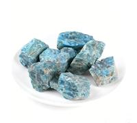 Erliway 0.5 lb Bulk Natural Raw Apatite Crystals, 1.25-2.0" Healing Crystals and Rough Stones for Tumbling, Cabbing, Fountain Rocks, Decoration, Polishing, Wire Wrapping, Wicca & Reiki