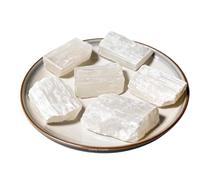 Erliway 0.5 lb Bulk Natural Raw Selenite Crystals, 1.25-2.0" Healing Crystals and Rough Stones for Tumbling, Cabbing, Fountain Rocks, Decoration, Polishing, Wire Wrapping, Wicca & Reiki