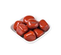 Erliway 0.5 lb Bulk Natural Red Jasper Polished Stones and Healing Crystals, 0.8-1.6" Irregular Tumbled Stones for Reiki Healing, Meditation, Stress Relief, Vase Filler Landscape Bottom Decoration