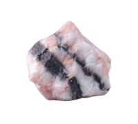 Erliway 1.25-2" Pink Zebra Jasper Raw Stone and Healing Crystals, Natural Rough Stone for Tumbling, Cabbing, Fountain Rocks, Decoration, Raw Crystal and Healing Stones for Polishing, Wicca & Reiki