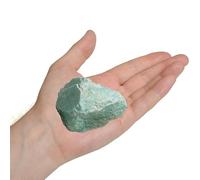 Erliway 1 Pc 0.15-0.22 lb Amazonite Raw Crystal Stone for Tumbling, 2-3''
