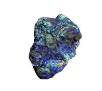 Erliway 1 Pcs Azurite Raw Stone, Natural Raw Azurite Malachite Crystal, 1.2-1.57" Rough Azurite Malachite Mineral Specimen Combination Stone for Home Office Decor Display & Spiritual Use