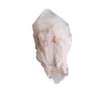 Erliway 1 Pcs Natural Clear Pineapple Quartz Crystal Cluster, 1.6" Raw White Quartz Crystal Cluster, Rough Stone Mineral Specimen for Display Home Decor Rockhound Gift