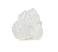Erliway 1 Pcs Natural Clear Quartz Crystal Cluster, Clear Pineapple Quartz Cluster Healing Crystal, Raw April Birthstone Crystals for Birthday Gift Reiki Healing and Home Decoration (0.11-0.15 lb)