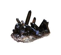 Erliway 1 Pcs Natural Smoky Quartz Crystal Cluster, Healing Crystal Cluster Points for Meditation Reiki, Raw Smoky Quartz Crystals for Birthday Gift Home Office Decoration (0.11-0.22 lb)