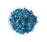 Erliway 100g Natural Apatite Crystal Chips, 7-9mm Tumbled Chips Crushed Crystal Stone, Polished Crystal Chip for Fish Tank, Healing Tumbled Crystal Chip for Reiki Crystal Jewelry Making Home Décor