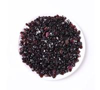 Erliway 100g Natural Garnet Crystal Chips, 7-9mm Tumbled Chips Crushed Crystal Stone, Polished Crystal Chip for Vase Filler, Healing Tumbled Crystal Chip for Reiki Crystal Jewelry Making Home Decor