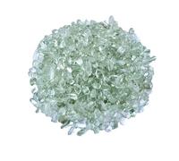 Erliway 100g Natural Green Quartz Crystal Chips, 7-9mm Tumbled Chips Crushed Crystal Stone, Polished Crystal Chip for Fish Tank, Healing Tumbled Chip for Reiki Crystal Jewelry Making Home Décor