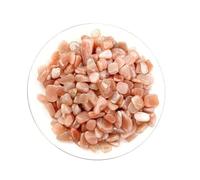 Erliway 100g Natural Peach Moonstone Crystal Chips, 7-9mm Tumbled Chips Crushed Crystal Stone, Polished Crystal Chip for Fish Tank, Healing Tumbled Crystal for Reiki Jewelry Making Home Décor