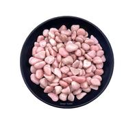 Erliway 100g Natural Pink Opal Crystal Chips, 7-9mm Tumbled Chips Crushed Crystal Stone, Polished Crystal Chip for Fish Tank, Healing Tumbled Crystal Chip for Reiki Jewelry Making Home Décor
