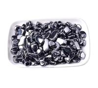 Erliway 100g Natural Terahertz Crystal Chips, 7-9mm Tumbled Chips Crushed Crystal Stone, Polished Crystal Chip for Fish Tank, Healing Tumbled Crystal Chip for Reiki Crystal Jewelry Making Home Décor