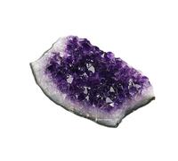 Erliway 1PC Large Raw Amethyst Cluster Crystal Stone, 0.22-0.44 lbs Natural Rough Amethyst Cluster Stones for Cabbing,Tumbling, Polishing, Healing Reiki Meditation, Fountain Rocks, Home Decoration