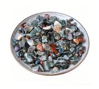 Erliway 7-9mm Natural African Bloodstone Crystal Chips, 100g Polished Healing Crystal Chips Crushed Tumbled Stones for Vase Filler Aquarium Gravel Reiki Healing Meditation Home Decor and DIY Crafts