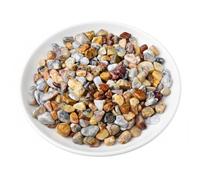 Erliway 7-9mm Natural Crazy Lace Agate Crystal Chips, 100g Polished Healing Crystal Chips Crushed Tumbled Stones for Vase Filler Aquarium Gravel, Reiki Healing Meditation, Home Decor and DIY Crafts