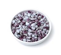 Erliway 7-9mm Natural Plum Blossom Tourmaline Crystal Chips, 100g Polished Healing Crystal Chips Crushed Tumbled Stones for Vase Filler, Aquarium Gravel, Reiki Healing, Meditation, Home Decor and DIY