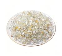 Erliway 7-9mm Natural Topaz Crystal Chips, 100g Polished Healing Crystal Chips Crushed Tumbled Stones for Vase Filler, Aquarium Gravel, Reiki Healing, Meditation, Home Decor and DIY Jewelry Crafts
