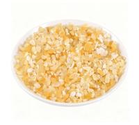 Erliway 7-9mm Natural Yellow Calcite Crystal Chips, 100g Polished Healing Crystal Chips Crushed Tumbled Stones for Vase Filler, Aquarium Gravel, Reiki Healing, Meditation, Home Decor and DIY Crafts