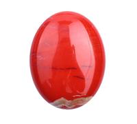 Erliway Natural Red Jasper Palm Stone Crystal, 2"-2.3" Large Healing Pocket Worry Stone, Polished Crystals and Healing Stones for Anxiety Stress Relief Therapy