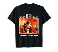 Erm,What The Sigma Skibiti Toilet Rizz Funny Brain Rot T-Shirt