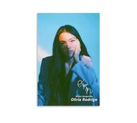 Ermeng Olivia Rodrigo Signature Poster Canvas Art Painting Decor Wall Posters Bedroom Gym Decorative Gift 12x18inch(30x45cm)