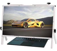 ErModa 3D High-Definition Laptop Screen Magnifier,22" Anti Blue Light Laptop Screen Protector Holder,Compatible With