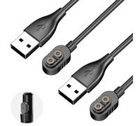 Ermorgen 2 Pieces USB A Charging Cable Compatible with LEDLENSER P&H Models für H5R,H7R,H15R,P18R, 100cm USB Cable, Replacement Charging Adapter, USB-A to Magnetic Charger