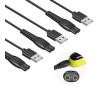 Ermorgen 3-Pack 5V USB Charger Compatible with Philips OneBlade 360 QP2834 QP2824 QP4631, QP1924, OneBlade Pro 360 QP6552 QP6652, MG7962 MG7950, S5898 Electric Shaver Trimmer Charging Cable [5V]