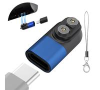 Ermorgen Charging Adapter Type C Compatible with LEDLENSER P&H Models Adapter, Magnetic Charger Fit with Various Torches & Headtorches inc P7R Core, H7R Core, H19R Signature, P18R - Blue